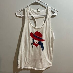 Stars and Strings 2022 Tank Top White Women’s Hollywood FL XL Hard Rock Live